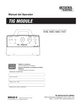 Lincoln Electric TIG Module Manuel utilisateur