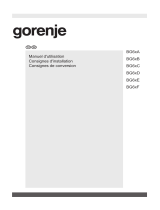 Gorenje GW641X Le manuel du propriétaire