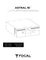 Focal Astral 16 Manuel utilisateur