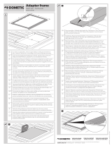 Dometic Adapter frame Midi Heki – Fiat Ducato Front Guide d'installation