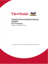 ViewSonic PS600X Mode d'emploi