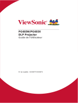 ViewSonic PG603X Mode d'emploi