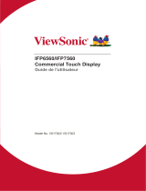 ViewSonic IFP6560-S Mode d'emploi