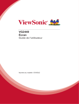 ViewSonic VG2401MH Manuel utilisateur