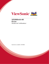 ViewSonic VG2860MHL-4K Mode d'emploi