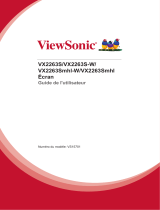 ViewSonic VX2263SMHL-W-S Mode d'emploi