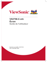 ViewSonic VX2758-C-MH-S Mode d'emploi