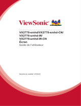 ViewSonic VX2778-smhd Mode d'emploi