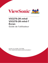 ViewSonic VX3276-2K-MHD-S Mode d'emploi