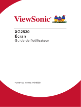 ViewSonic XG2530 Mode d'emploi