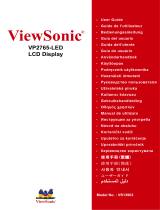 ViewSonic VP2765-LED Mode d'emploi