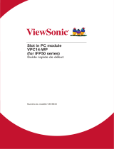 ViewSonic VPC14-WP-S Guide de démarrage rapide