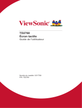 ViewSonic TD2760 Mode d'emploi