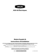 AGA eR3 60 / 60 Electric User and Guide d'installation