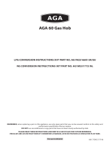 AGA eR3 60  / 60 Gas Hob Conversion Le manuel du propriétaire