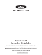 AGA eR3 60 / 60 Gas Guide d'installation