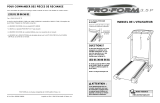 ProForm PETL5202 Le manuel du propriétaire