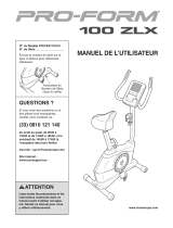 Pro-Form 100 Zlx Bike Le manuel du propriétaire