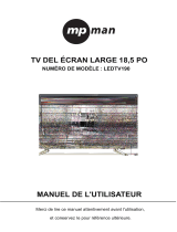 MPMan LEDTV190 Le manuel du propriétaire