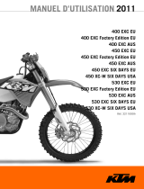KTM 400 EXC 2011 Le manuel du propriétaire