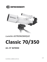 Bresser Classic 70/350 Refractor Telescope Le manuel du propriétaire