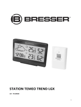 Bresser TemeoTrend LGX RC Weather Forecast Station Le manuel du propriétaire