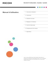 Savin PJ WX2440/X2440/S2440 Manuel utilisateur