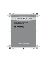 Dynex DX-PWLMSE Manuel utilisateur