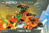 Lego 2068 hero factory Le manuel du propriétaire
