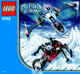 Lego Alpha Team - Blue Eagle versus Snow Crawler 4745 Le manuel du propriétaire