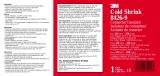 3M Cold Shrink Insulator 8426-9, 2/0 AWG-250 kcmil (70-125 mm²), 10/case Mode d'emploi