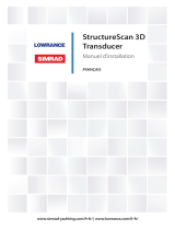 Simrad StructureScan 3D Transducer Guide d'installation