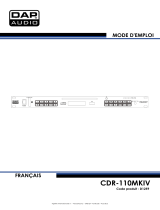 DAP-Audio CDR-110 MKIV Manuel utilisateur