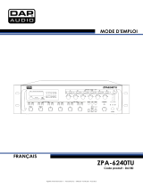 DAP Audio D6180 Manuel utilisateur
