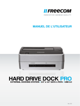 Freecom Hard Drive mDock Pro Manuel utilisateur