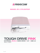 Freecom Tough Drive Pink Manuel utilisateur