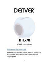 Denver BTL-70 Manuel utilisateur