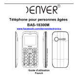 Denver BAS-18300M Senior Phone Manuel utilisateur