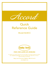 Baby Lock Accord BLMCC Le manuel du propriétaire