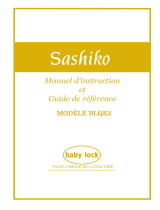 Baby Lock Sashiko Mode d'emploi