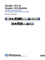 PRESONUS Studio 192 Mobile Le manuel du propriétaire