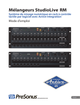 PRESONUS StudioLive RM16AI Le manuel du propriétaire