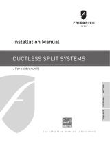 Friedrich FPHMR24A3A Guide d'installation