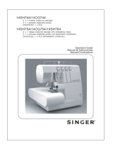 SINGER 14CG754 Manuel utilisateur