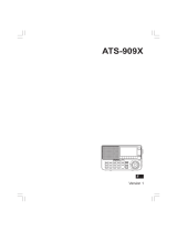 Sangean ATS-909X Manuel utilisateur
