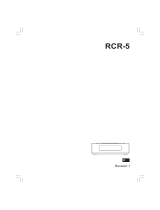 Sangean ATOMIC 05 (RCR-5) Le manuel du propriétaire