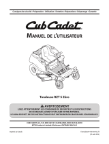 Cub Cadet 17AVCEDS710 Manuel utilisateur