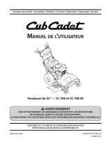 Cub Cadet 12AE76M8010 Manuel utilisateur