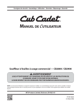 Cub Cadet 24AE687F010 Manuel utilisateur