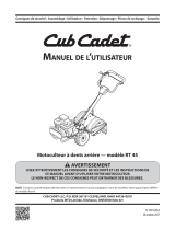 Cub Cadet 21AA40M8710 Manuel utilisateur